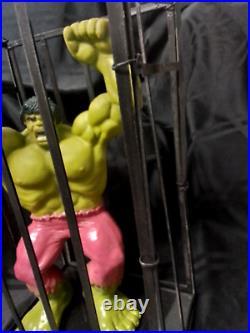 Vintage 1978 Incredible Hulk Action Toy Figure Rage Cage Doll By Funstuf