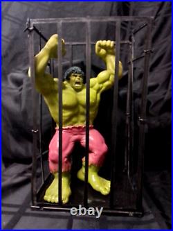 Vintage 1978 Incredible Hulk Action Toy Figure Rage Cage Doll By Funstuf