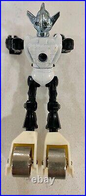 Vintage 1978 Micronauts Action Figure Silver Acroyear 1970s Toy Complete