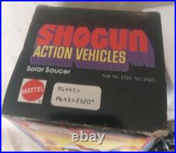 Vintage 1978 Shogun Action Vehicles Solar Saucer Complete with Original Box
