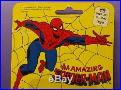 Vintage 1979 Amazing Spider-Man Toy Figure RARE Woolworth MOC Marvel Cadence