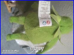 Vintage 1979 KERMIT THE FROG Muppet Beanbag Plush Fisher Price Toy 864