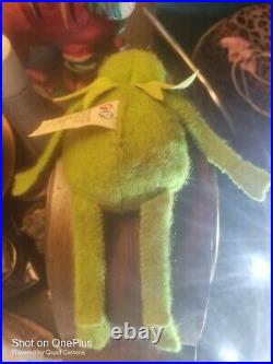 Vintage 1979 KERMIT THE FROG Muppet Beanbag Plush Fisher Price Toy 864