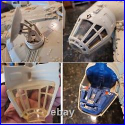 Vintage 1979 Kenner Star Wars Toy Millennium Falcon Ship PARTS NOT COMPLETE