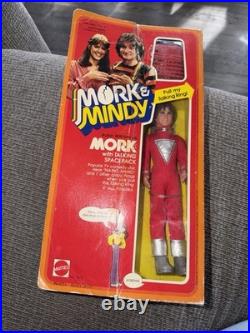 Vintage 1979 Mattel MORK & MINDY Talking Mork with Spacepack 9 poseable figure