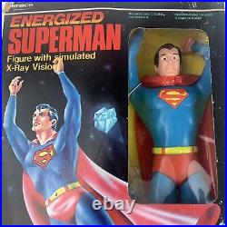 Vintage 1979 Remco Energized Superman X-Ray Figure Toy Doll Factory Sealed Box