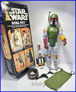 Vintage 1979 Star Wars Boba Fett 12 Action Figure Near Complete Original
