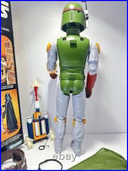 Vintage 1979 Star Wars Boba Fett 12 Action Figure Near Complete Original