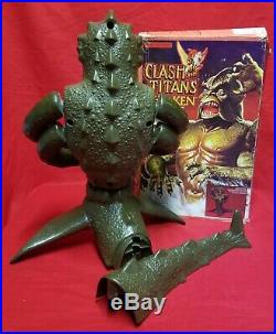 Vintage 1980 Mattel Clash of the Titans Kraken Sea Monster Toy Figure with Box