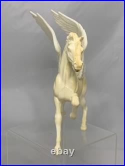 Vintage 1980 Mattel MGM Clash of the Titans Pegasus Horse Toy with Rubber Wings