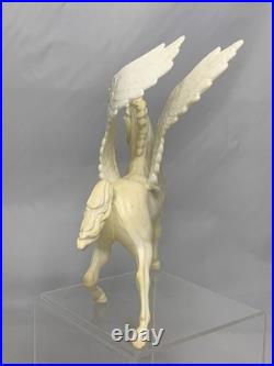 Vintage 1980 Mattel MGM Clash of the Titans Pegasus Horse Toy with Rubber Wings