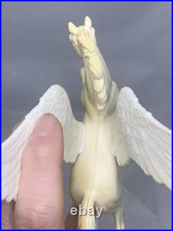 Vintage 1980 Mattel MGM Clash of the Titans Pegasus Horse Toy with Rubber Wings