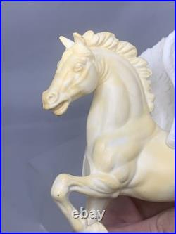 Vintage 1980 Mattel MGM Clash of the Titans Pegasus Horse Toy with Rubber Wings