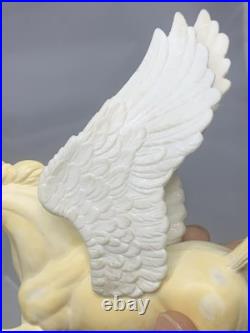 Vintage 1980 Mattel MGM Clash of the Titans Pegasus Horse Toy with Rubber Wings