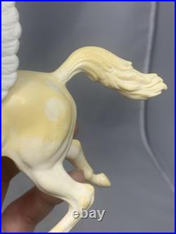 Vintage 1980 Mattel MGM Clash of the Titans Pegasus Horse Toy with Rubber Wings