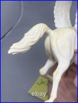 Vintage 1980 Mattel MGM Clash of the Titans Pegasus Horse Toy with Rubber Wings