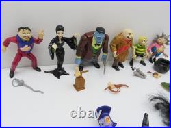 Vintage 1980's 90s Action Figures + Acc Addams MYSTERIA Biker Mice BeetleJuice