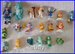 Vintage 1980's Care Bears PVC Toy Figure Lot Kenner AGC Cold Heart Cloud Keeper