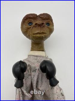 Vintage 1980's E. T. Extra Terrestrial Ko Boxing Puppet Action Figure Working