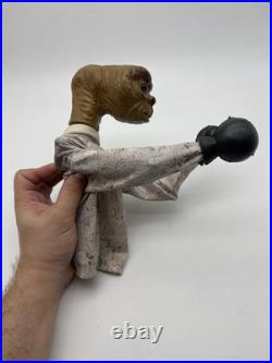 Vintage 1980's E. T. Extra Terrestrial Ko Boxing Puppet Action Figure Working