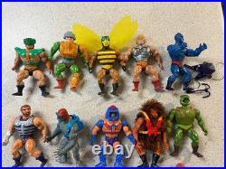 Vintage 1980's Mattel He-Man Masters of the Universe Action Figure Toy Lot OF 15