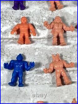 Vintage 1980's Mattel M. U. S. C. L. E. Muscle Men Toy Action Figures Lot of 40