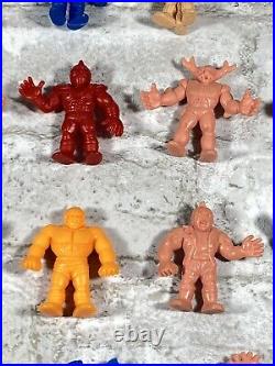 Vintage 1980's Mattel M. U. S. C. L. E. Muscle Men Toy Action Figures Lot of 40