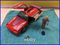 Vintage 1980s Kenner M. A. S. K Thunderhawk Car & MASK Figure Matt Toy Vehicle
