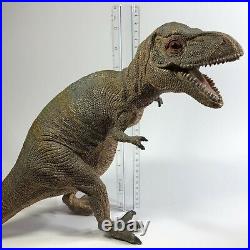 Vintage 1980s Large 11x14 TYRANNOSAURUS REX T-REX PVC Dinosaur Toy Figure China