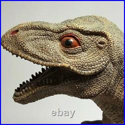 Vintage 1980s Large 11x14 TYRANNOSAURUS REX T-REX PVC Dinosaur Toy Figure China