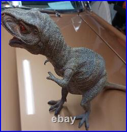 Vintage 1980s Large 11x14 TYRANNOSAURUS REX T-REX PVC Dinosaur Toy Figure China