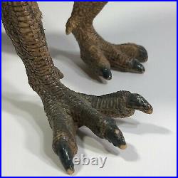 Vintage 1980s Large 11x14 TYRANNOSAURUS REX T-REX PVC Dinosaur Toy Figure China