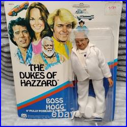 Vintage 1981 Mego the dukes of hazzard 8 figures Luke Bo Daisy Boss Hogg Toy