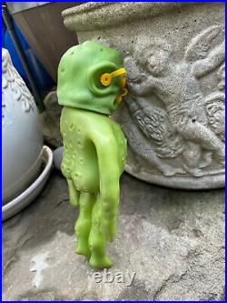 Vintage 1981 OOZE-IT Green Alien Monster Figure