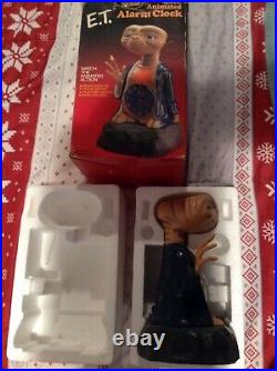 Vintage 1982 E. T Official Animated Alarm Clock Extra Terrestrial Nelsonic ET toy