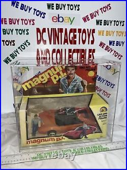 Vintage 1982 MAGNUM PI Ferrari & Figure LJN Toys, LTD Rare TOM SELLECK TV Nice