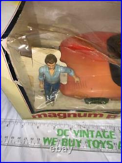 Vintage 1982 MAGNUM PI Ferrari & Figure LJN Toys, LTD Rare TOM SELLECK TV Nice