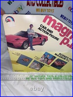 Vintage 1982 MAGNUM PI Ferrari & Figure LJN Toys, LTD Rare TOM SELLECK TV Nice