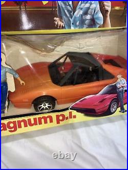 Vintage 1982 MAGNUM PI Ferrari & Figure LJN Toys, LTD Rare TOM SELLECK TV Nice