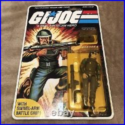Vintage 1983 Hasbro GI Joe ZAP action figure toy Bazooka Soldier ARAH Yellowed