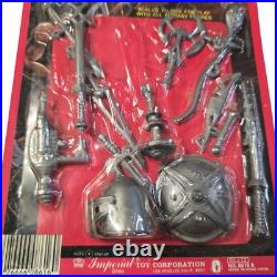 Vintage 1983 Imperial Toy Dragons, Knights & Daggers Warrior Weapons Lot Of 6