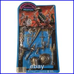 Vintage 1983 Imperial Toy Dragons, Knights & Daggers Warrior Weapons Lot Of 6