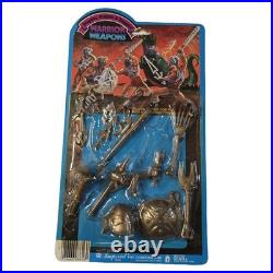 Vintage 1983 Imperial Toy Dragons, Knights & Daggers Warrior Weapons Lot Of 6