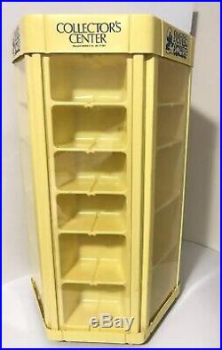 Vintage 1983 SMURF PVC Figure Collector Center TOY STORE DISPLAY CABINET CASE