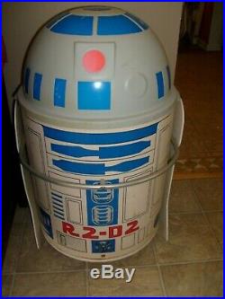 Vintage 1983 STAR WARS R2D2 Toy Box Toter Return Of The Jedi Movie Figure R2-D2