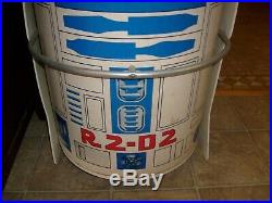 Vintage 1983 STAR WARS R2D2 Toy Box Toter Return Of The Jedi Movie Figure R2-D2