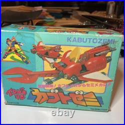 Vintage 1983 Takatoku Toys Itadakiman Kabutozemi Chogokin figure Toy Die cast T2