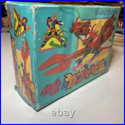 Vintage 1983 Takatoku Toys Itadakiman Kabutozemi Chogokin figure Toy Die cast T2