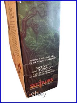 Vintage 1984 Coleco SECTAURS Warriors of Symbion SKITO and TOXCID action figure