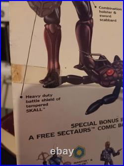 Vintage 1984 Coleco SECTAURS Warriors of Symbion SKITO and TOXCID action figure